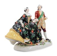 A Meissen Porcelain Figural Group