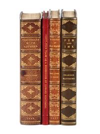 [BOOKS ABOUT BOOKS]. A group of 4 works, comprising: