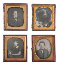 [EARLY PHOTOGRAPHY]. 28 sixth plate daguerreotypes featuring adolescents and teenagers.