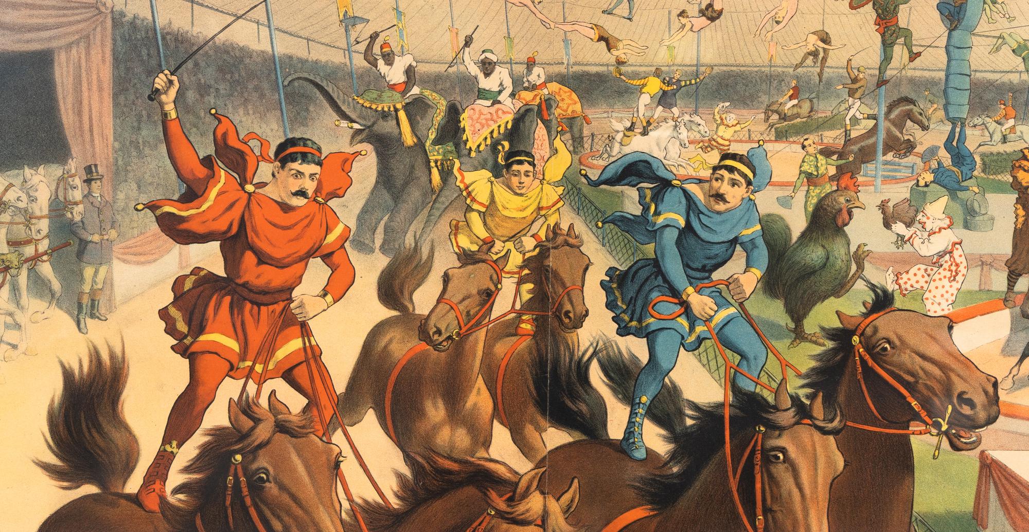 An Adam Forepaugh & Sells Brothers Circus Poster