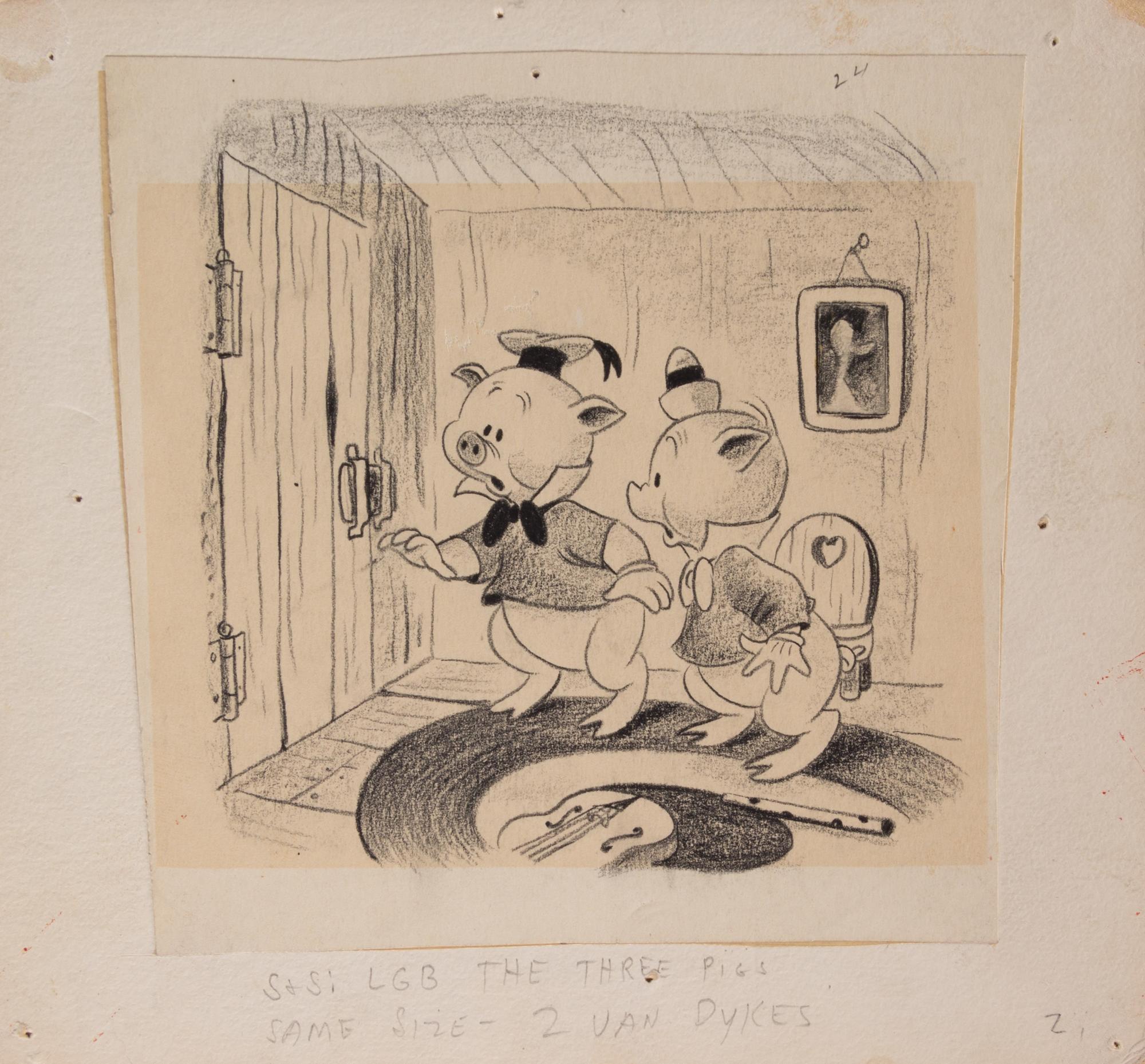 A Collection of Walt Disney Illustration Boards