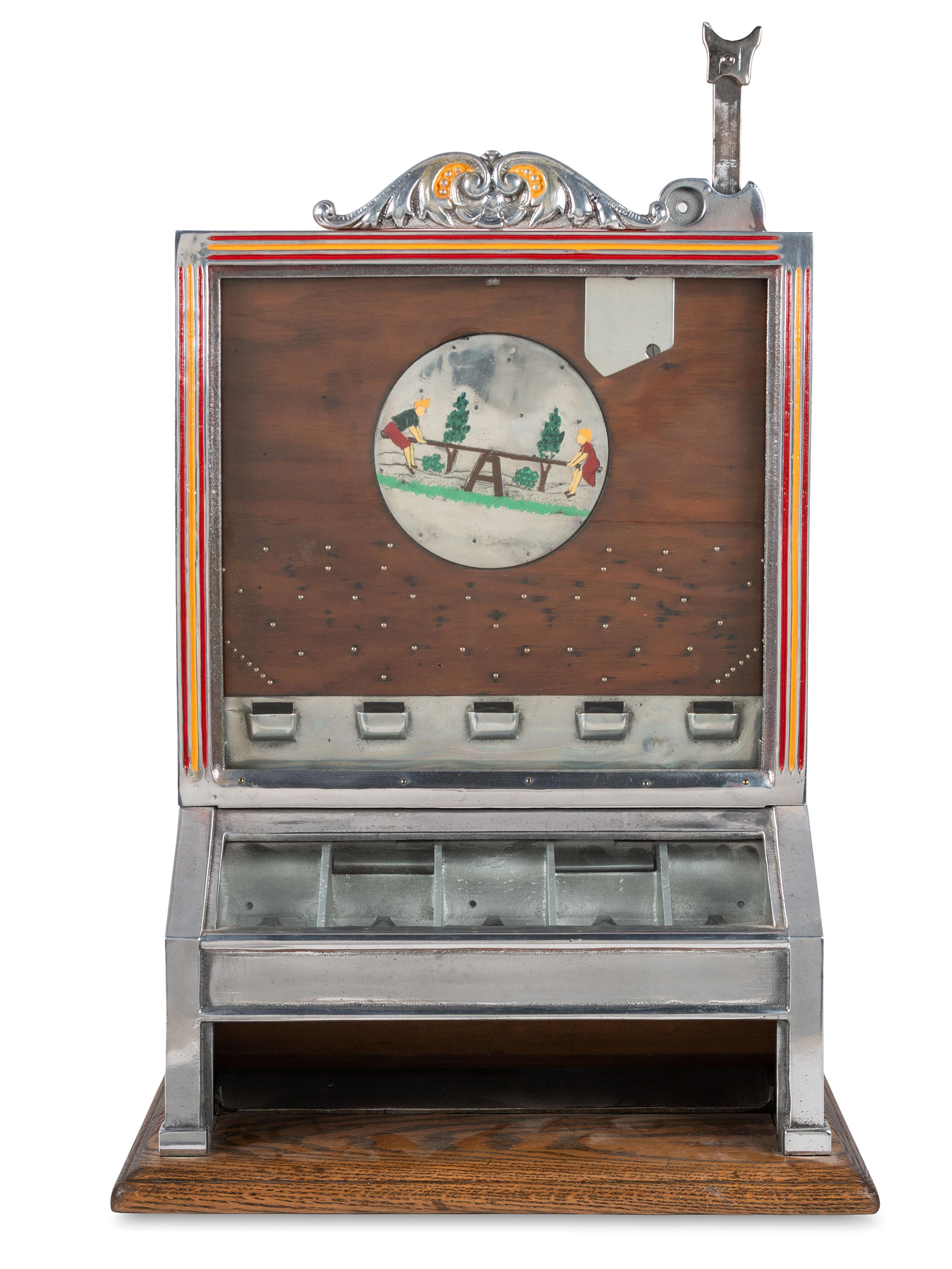 A 1 Cent Teeter Totter Rock-A-Way Plinko Style Game