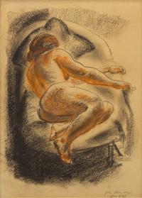 John French Sloan (American, 1871-1951) — Nude , 1930