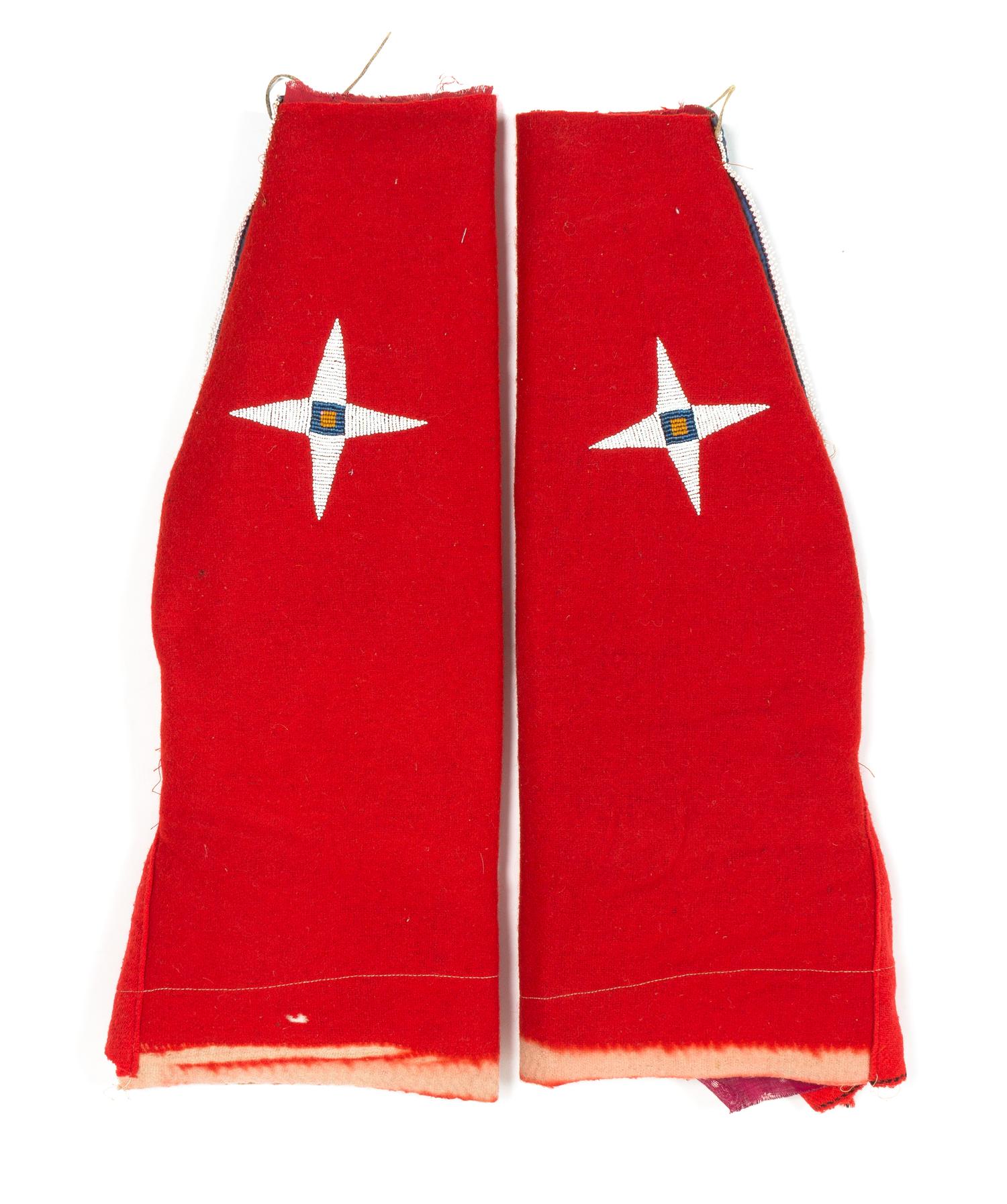 A Pair of Crow Leggings Length 19 inches. — EARLY 20TH CENTURY