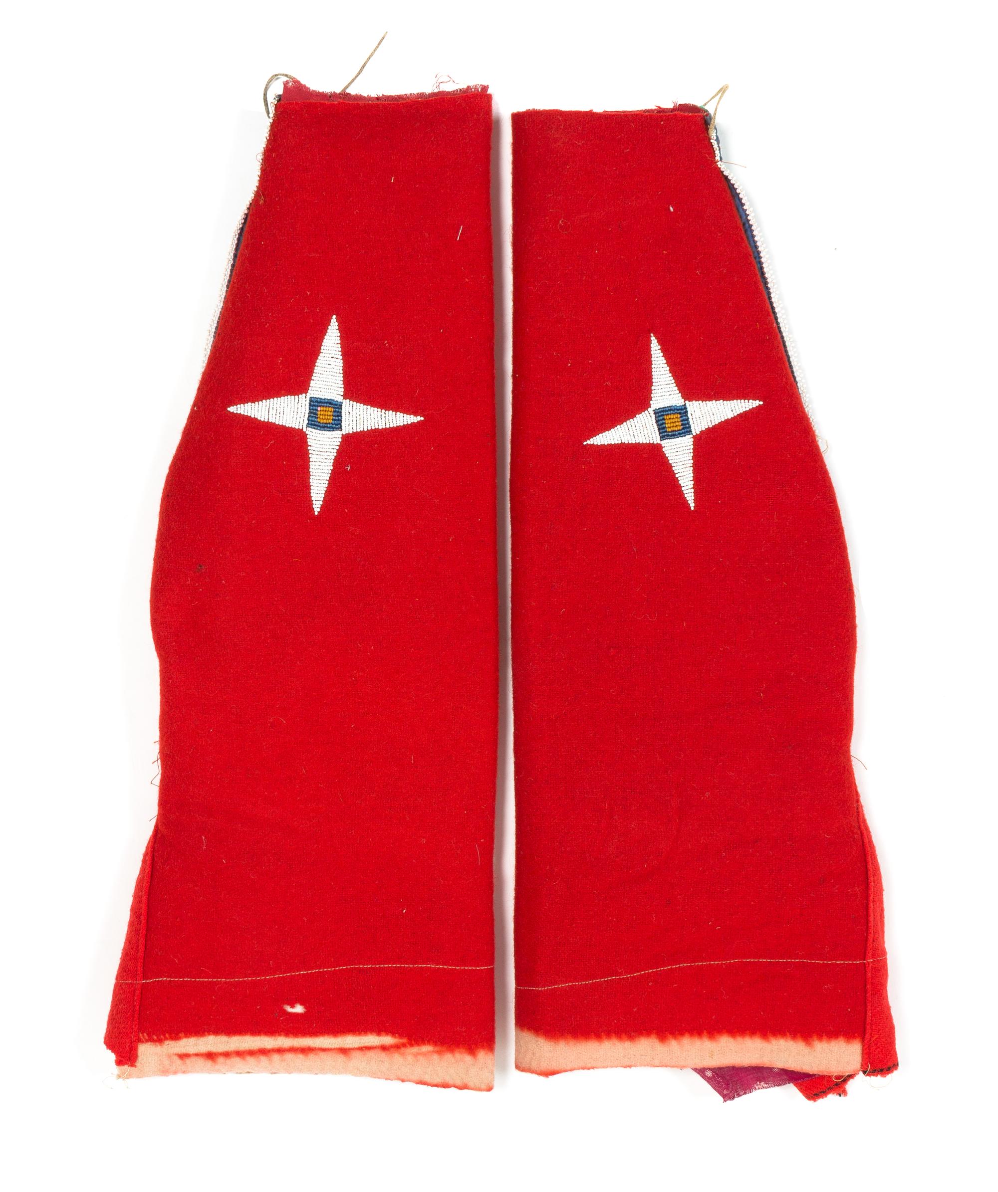 A Pair of Crow Leggings Length 19 inches. — EARLY 20TH CENTURY