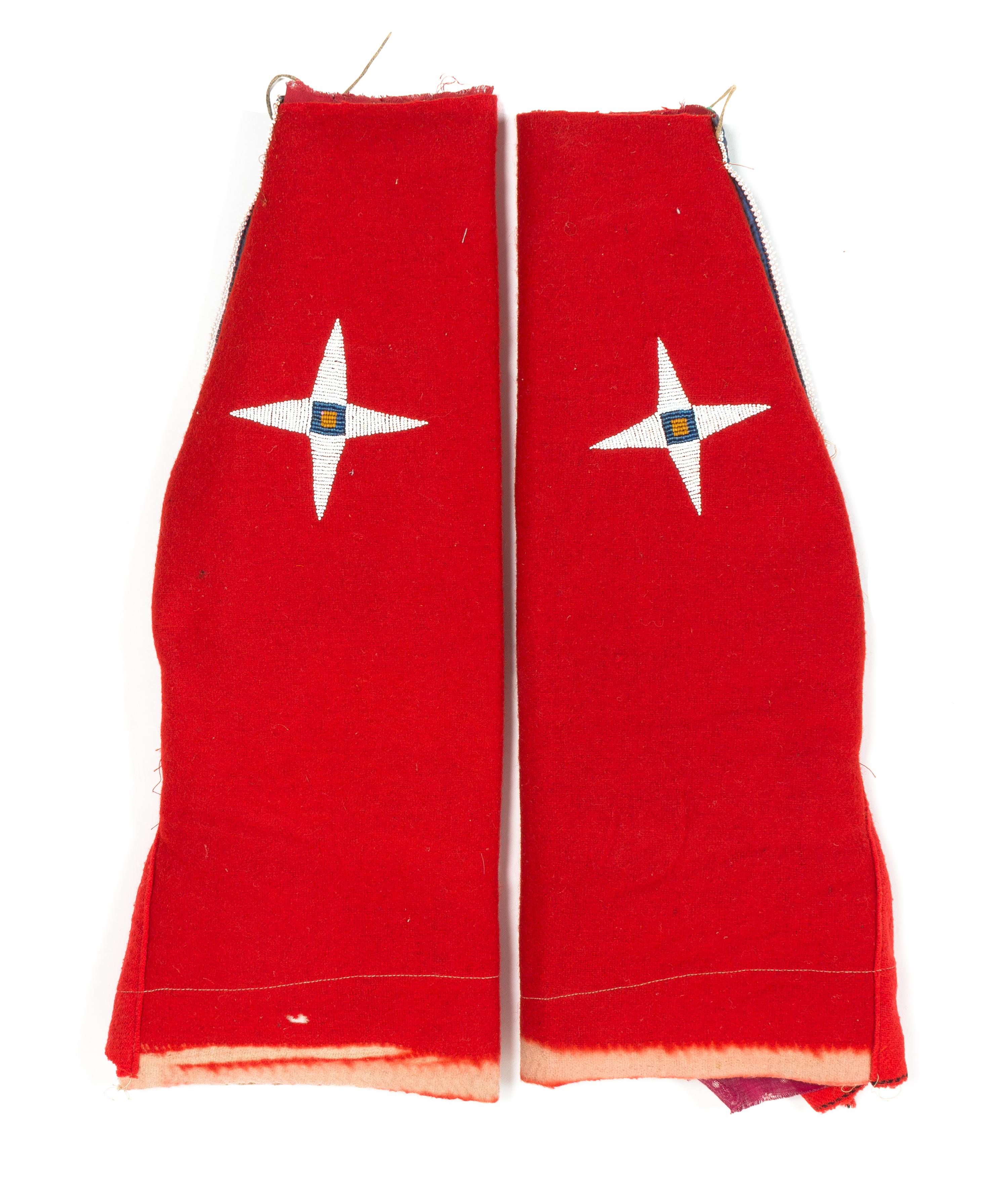 A Pair of Crow Leggings Length 19 inches. — EARLY 20TH CENTURY