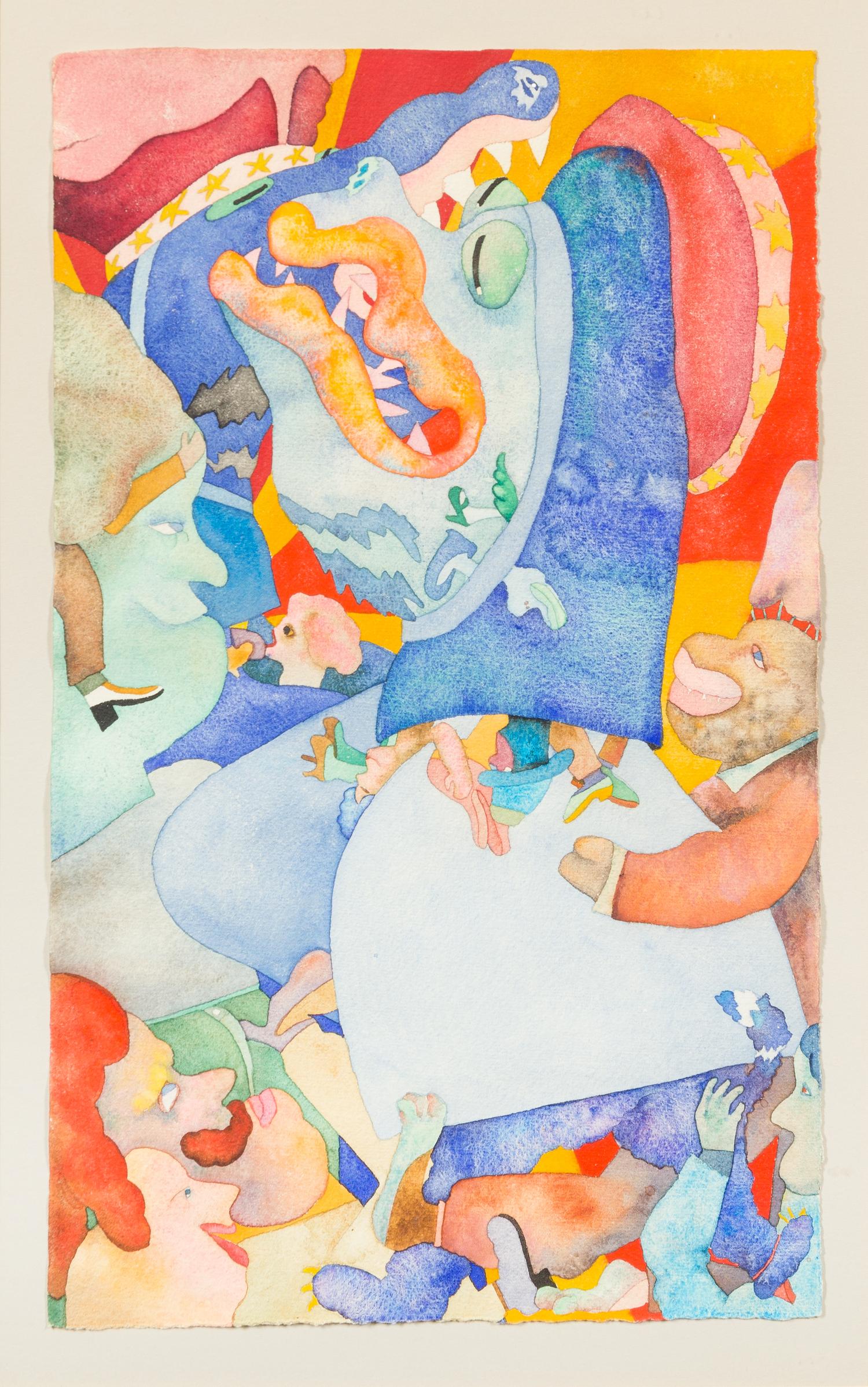 Gladys Nilsson, (American, b. 1940), Noteable Monsters, c. 1969