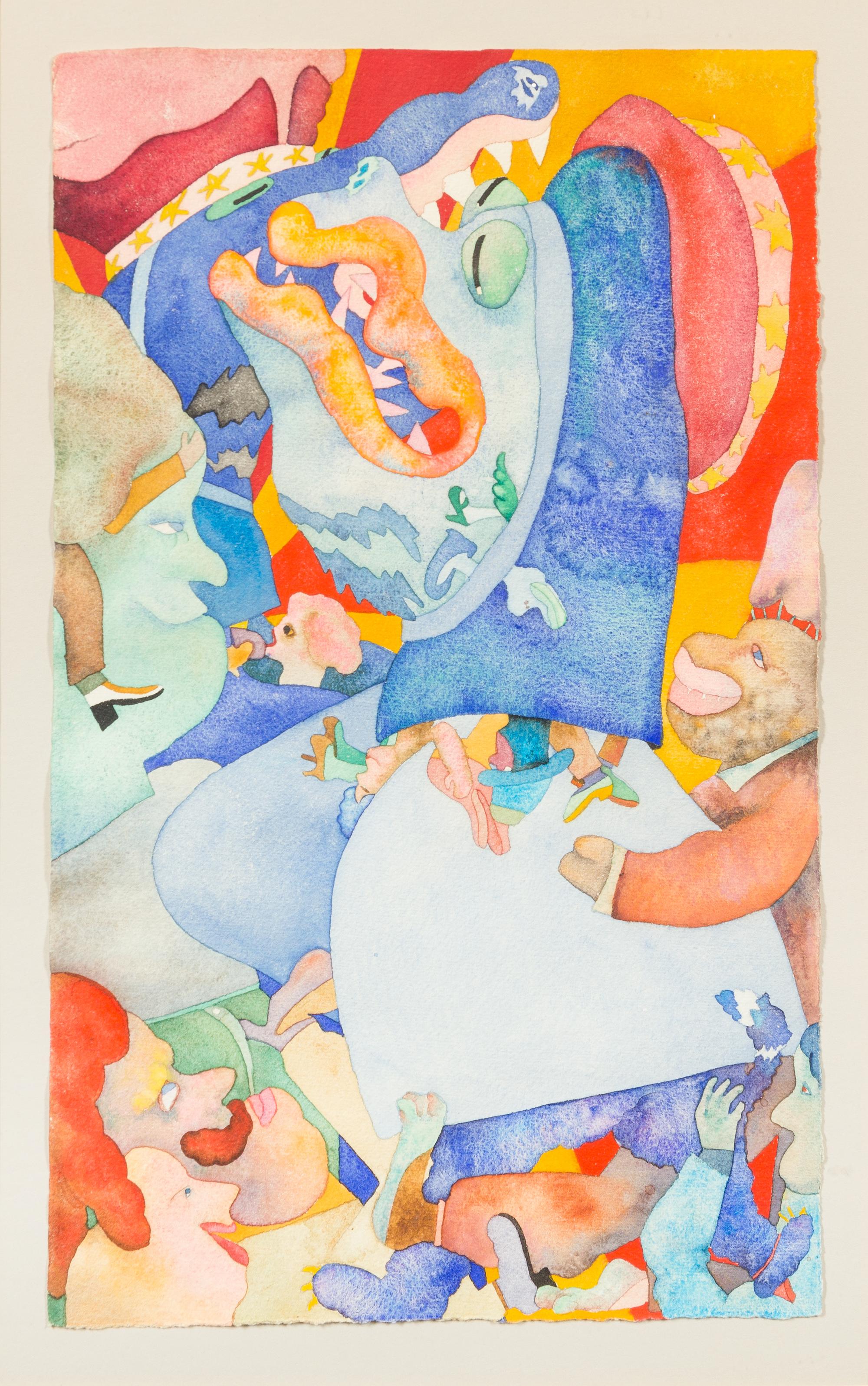 Gladys Nilsson, (American, b. 1940), Noteable Monsters, c. 1969