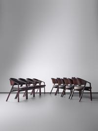 Set of Eight 'Shelton Mindel' Side Chairs, 2006 Knoll, USA