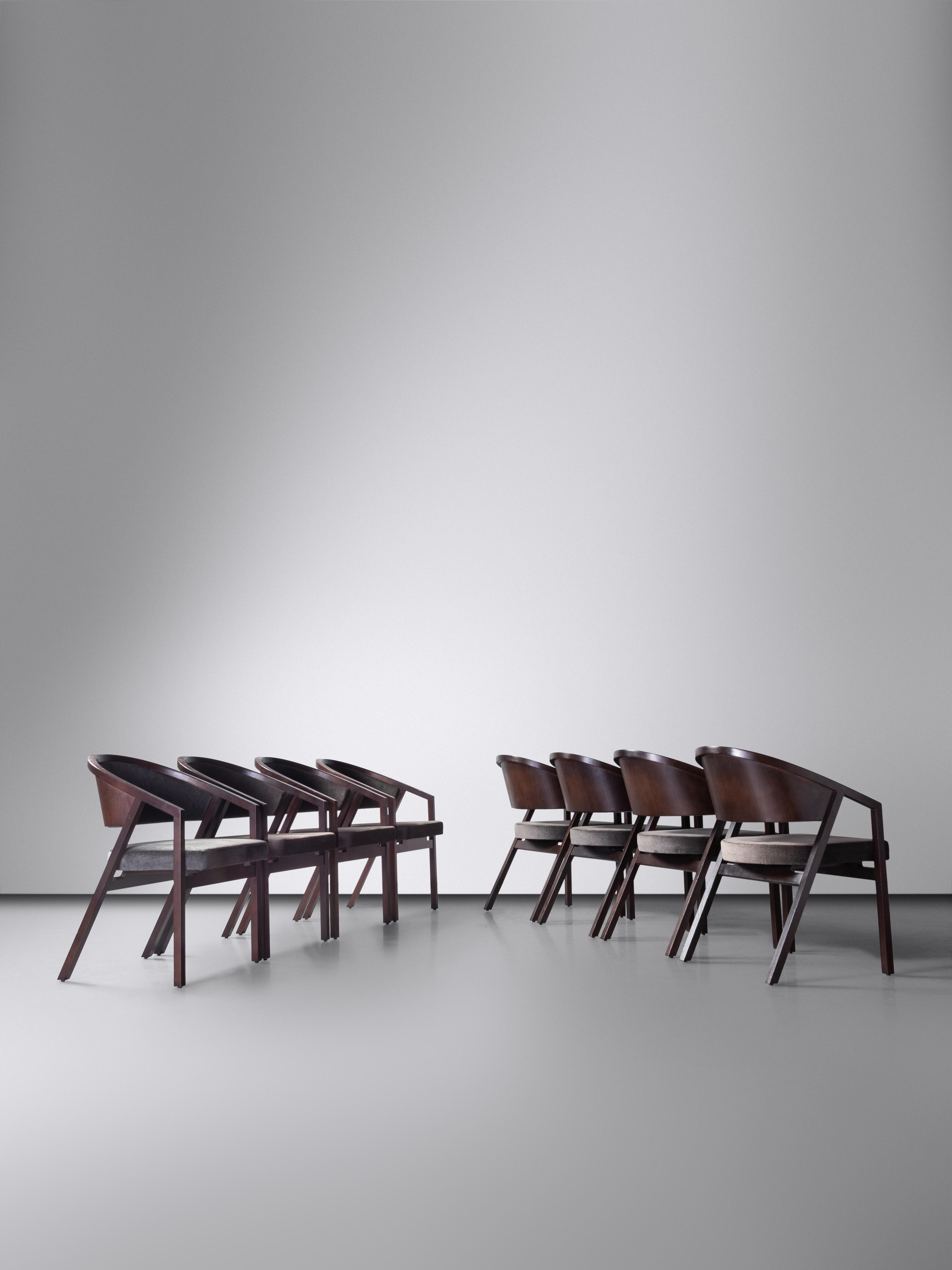 Set of Eight 'Shelton Mindel' Side Chairs, 2006 Knoll, USA