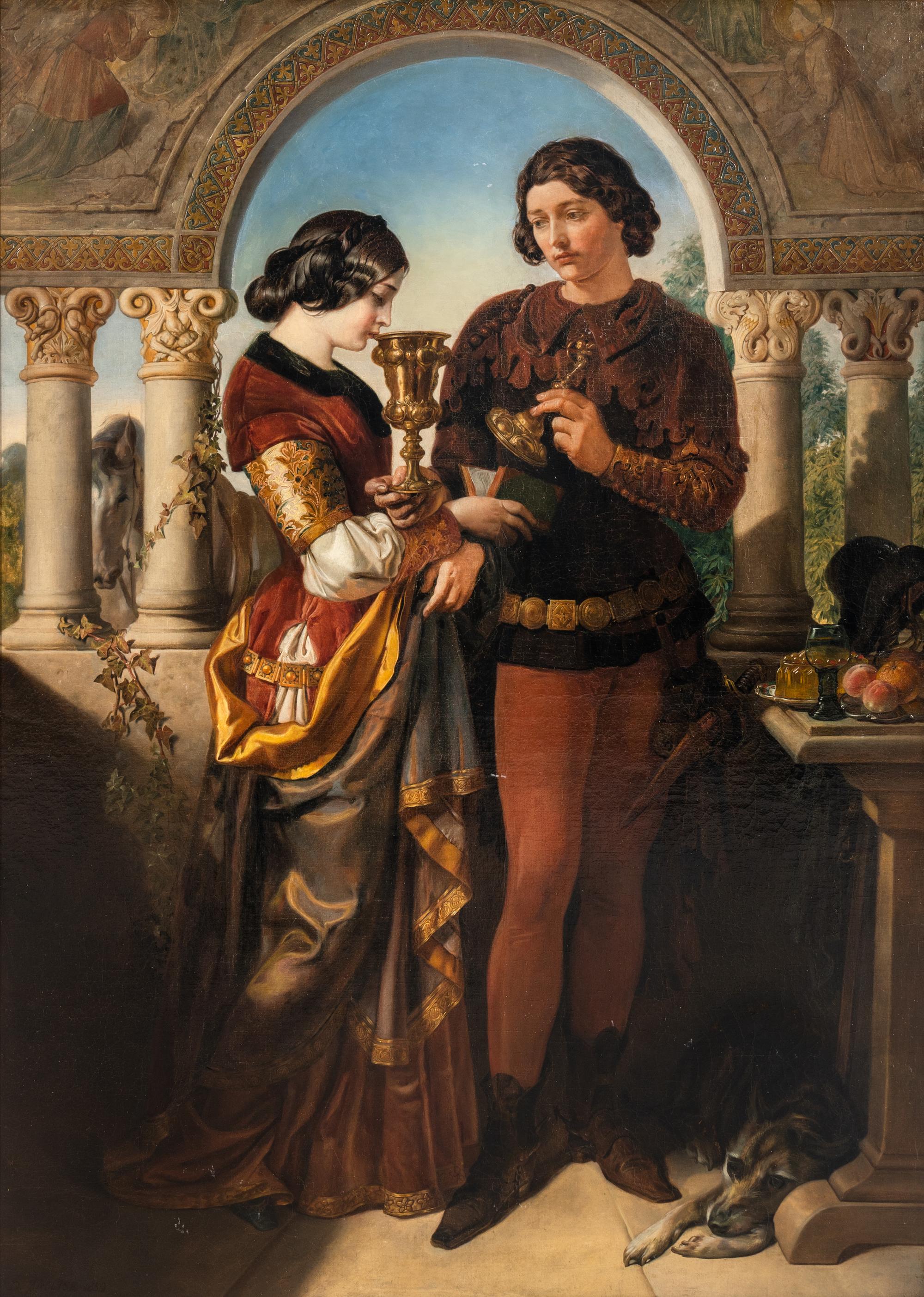 The Loving Cup , 1859