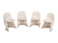 Set of Four Casalino Children's Chairs Casala, Germany