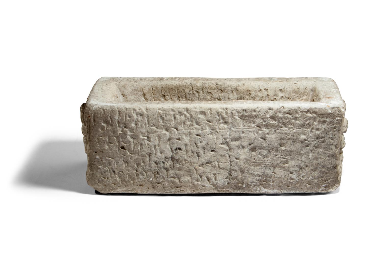 A Byzantine Stone Altar or Reliquary