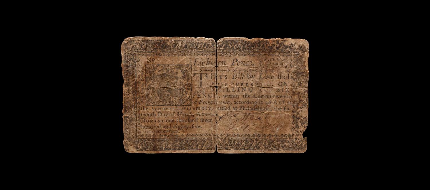 [PENNSYLVANIA COMMONWEALTH] 3/16/1785 15d Note