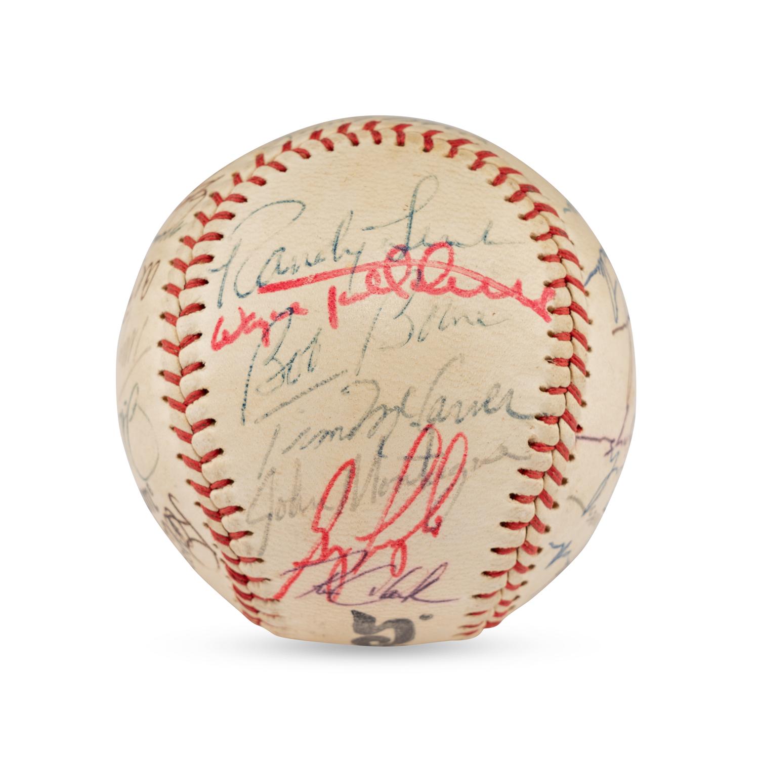 A 1975 Philadelphia Phillies Team Signed Autograph Baseball