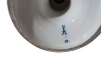 A Pair of Meissen Porcelain Urns
