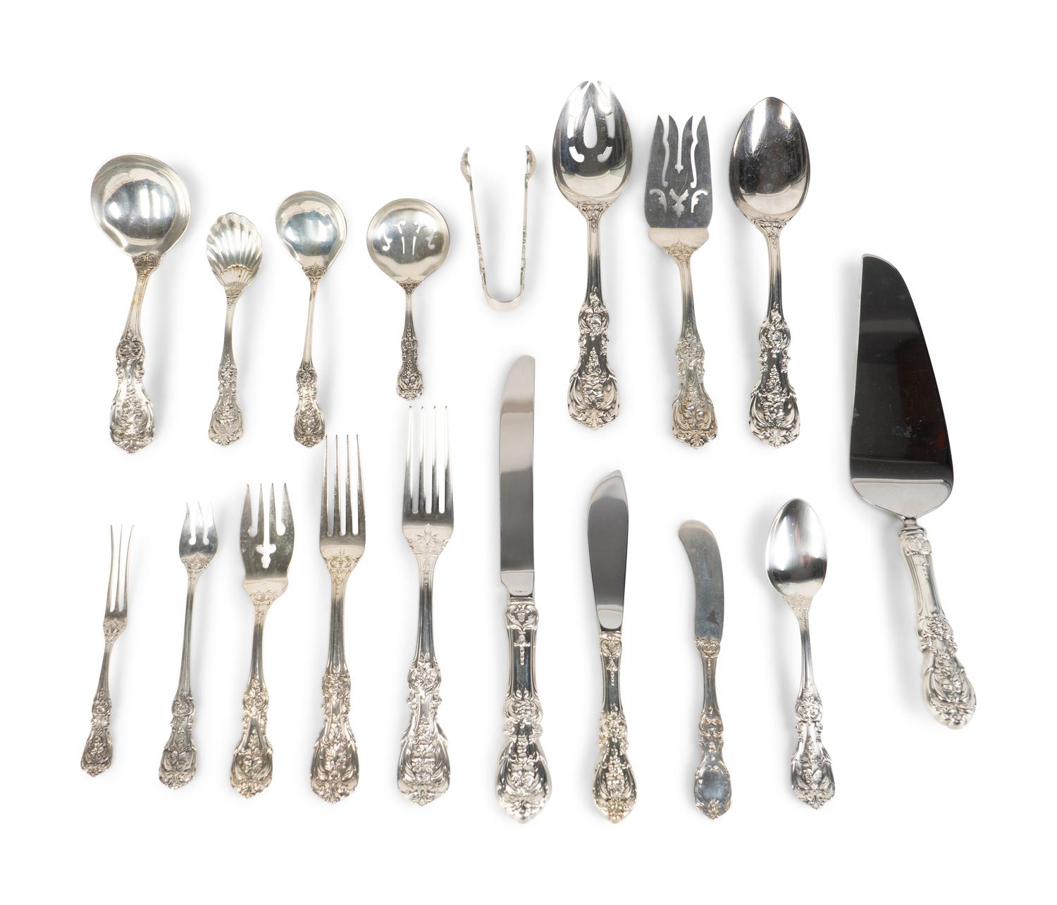 A Reed & Barton Sterling Silver Francis I pattern Flatware Service — TAUNTON, MASSACHUSETTS, 20TH CENTURY