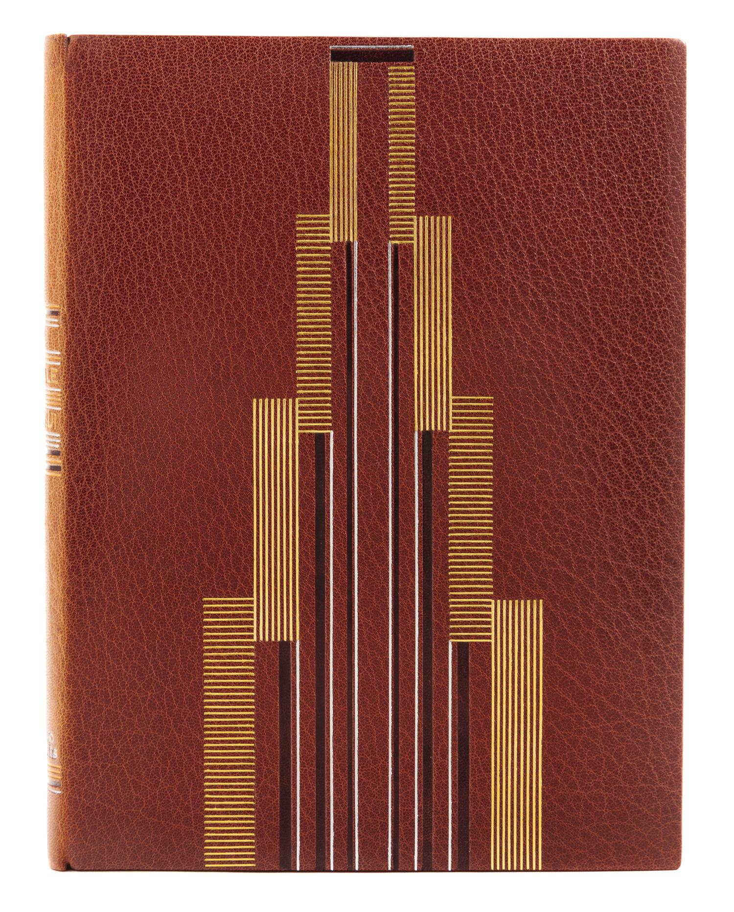 [BINDINGS]. [LÉOTARD, GENEVIÈVE - BINDER]. A group of 3 works in fine Art Deco bindings by Léotard.