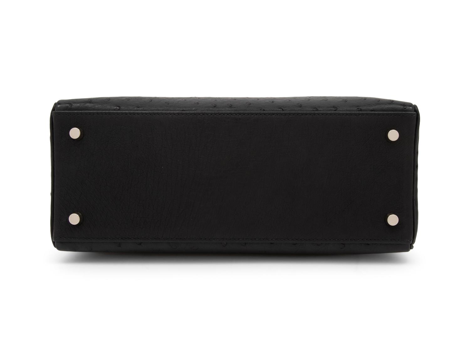 Hermès Kelly 25 in Ardoise Ostrich, 2001