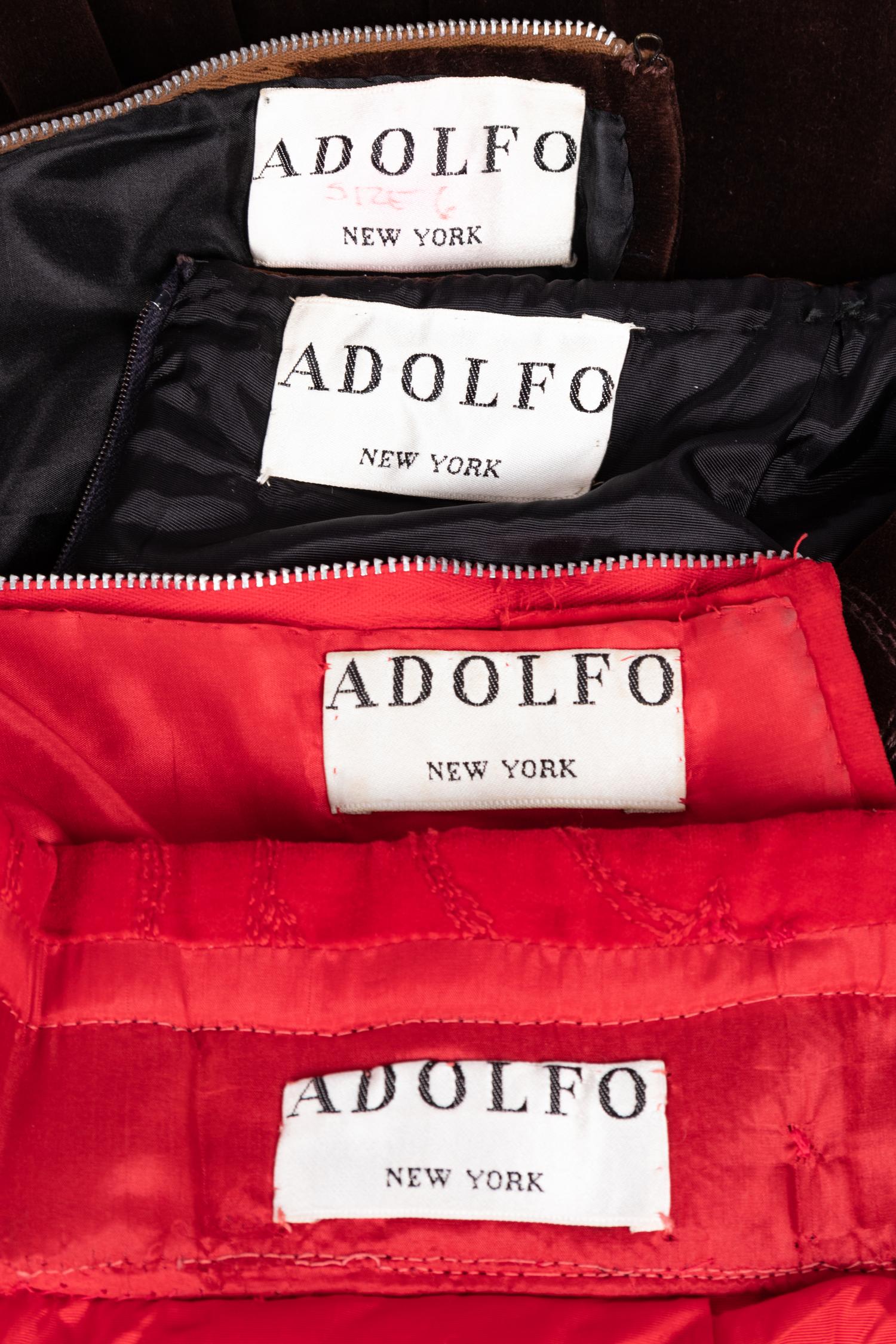 Two Adolfo Two-Piece Ensembles, 1969