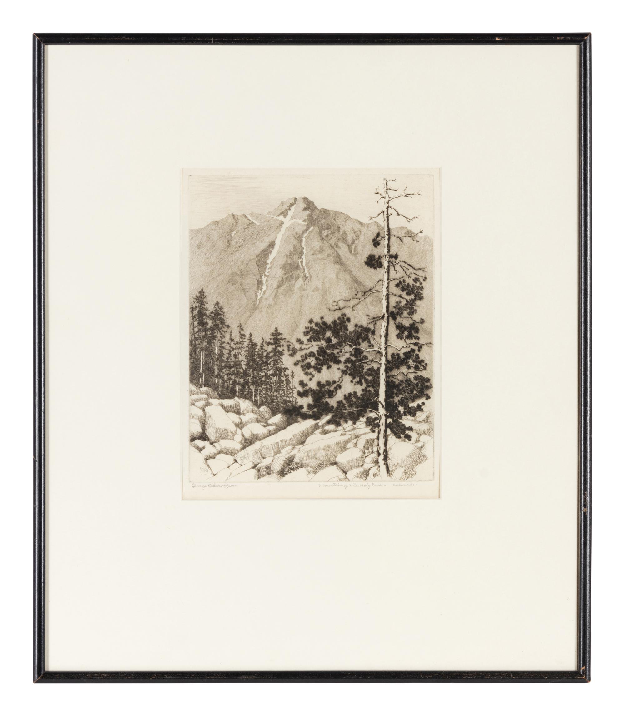 Mountain of the Holy Cross Colorado , together with two untitled works