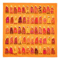 Three Hermès 70cm Cotton and Silk Scarves