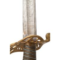 Sauerbier Non-Regulation British "Rifle Officers" Sword Presented to Major (General) Douglas Frazar 13th NY Volunteer Cavalry, later of the 104th USCT - The Man Who Caught Mosby and Let Him Go!