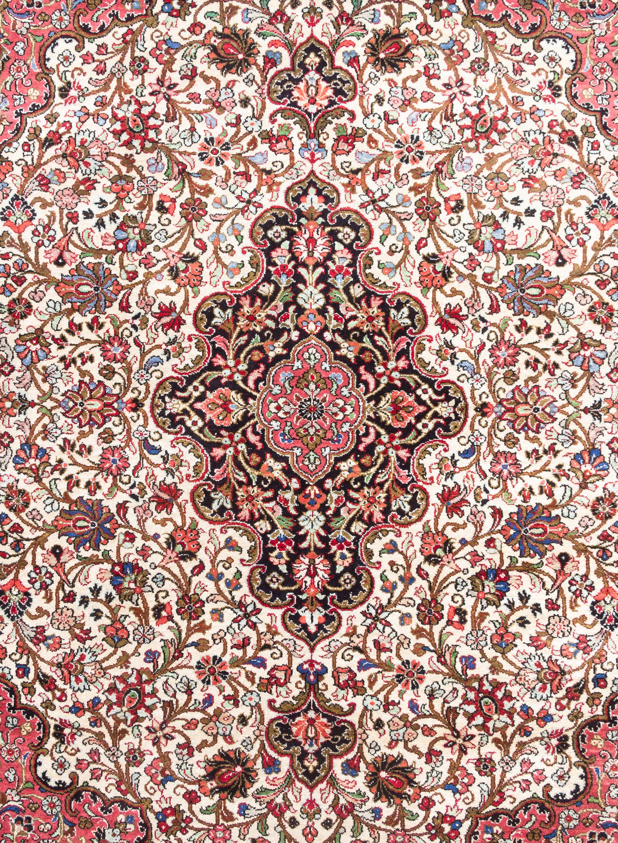 A Qum Silk Rug