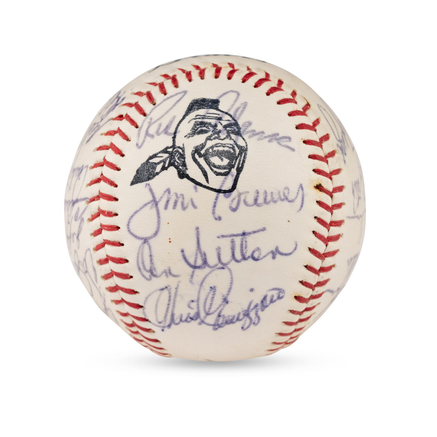 A 1973 Los Angeles Dodgers Team Signed Autograph Baseball