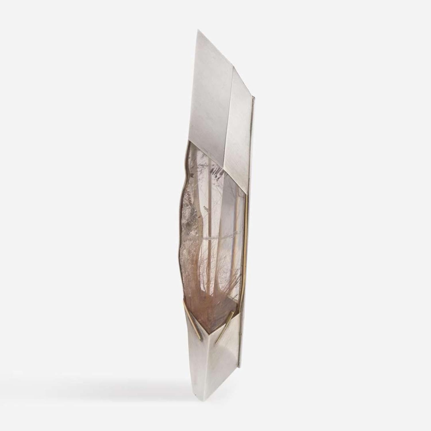Eleanor Moty (American, b. 1945) "Icicle" Brooch, USA, 1987