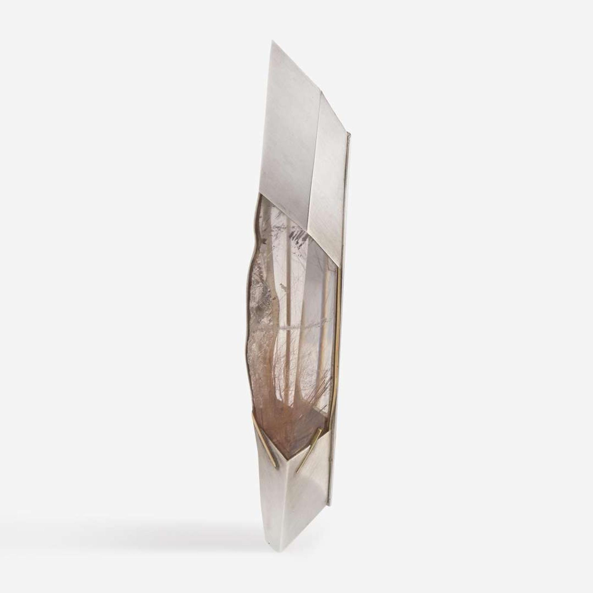 Eleanor Moty (American, b. 1945) "Icicle" Brooch, USA, 1987