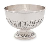 An Edwardian Silver Rose Bowl
