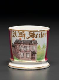 A House Painter's Porcelain Occupational Shaving Mug
