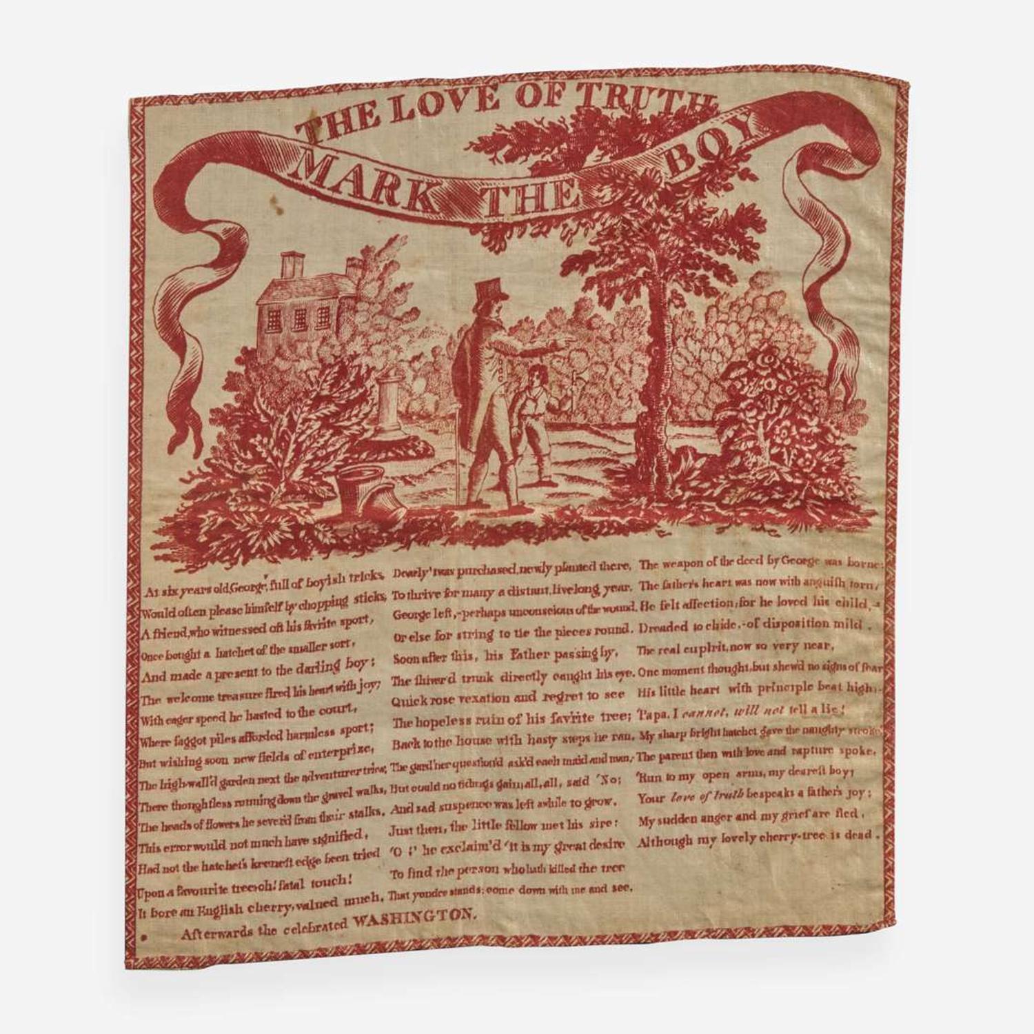 [Presidential] [Washington, George] The Love of Truth Mark the Boy