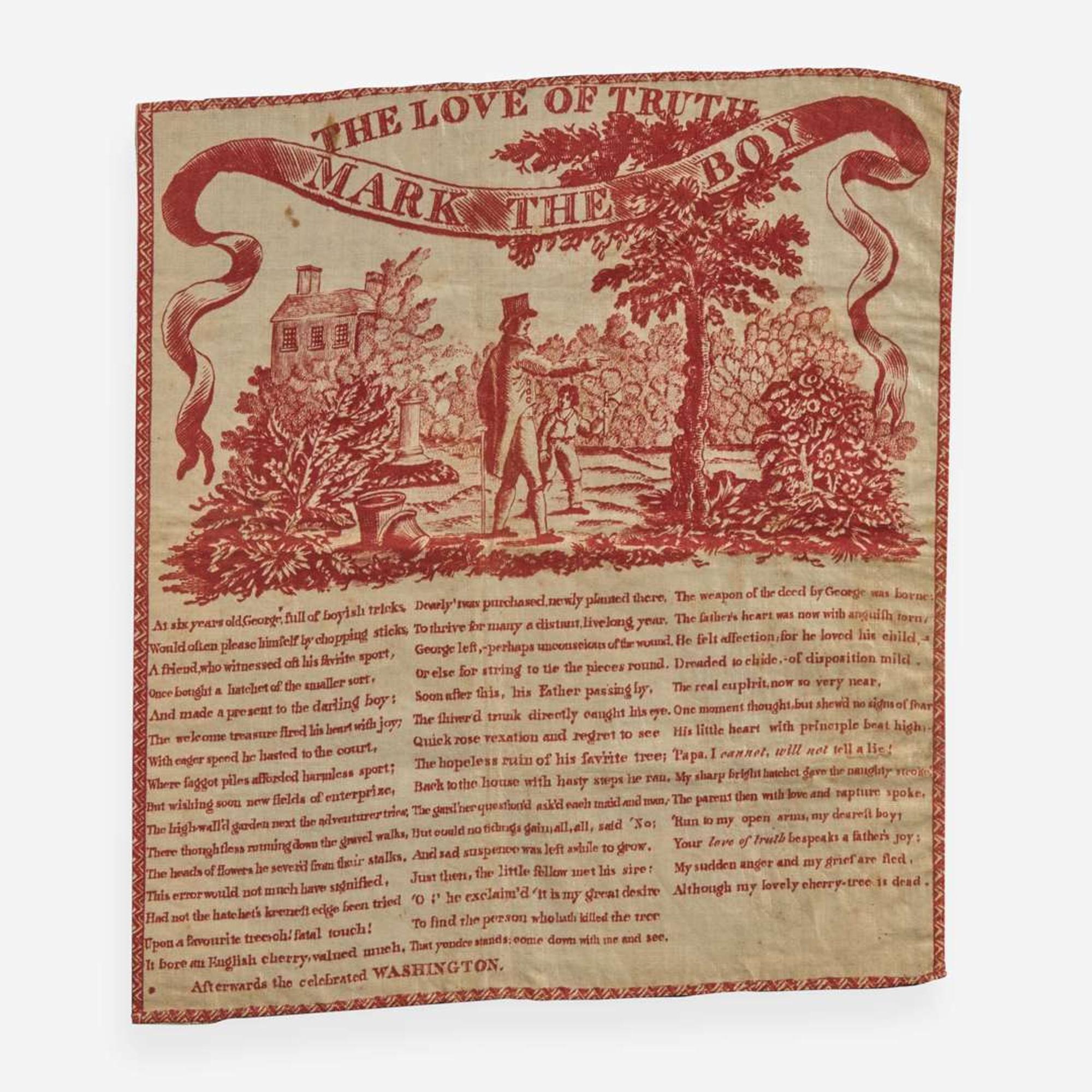 [Presidential] [Washington, George] The Love of Truth Mark the Boy