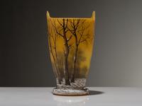 Winter Scene Vase