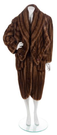 A Fendi Brown Fur Coat,