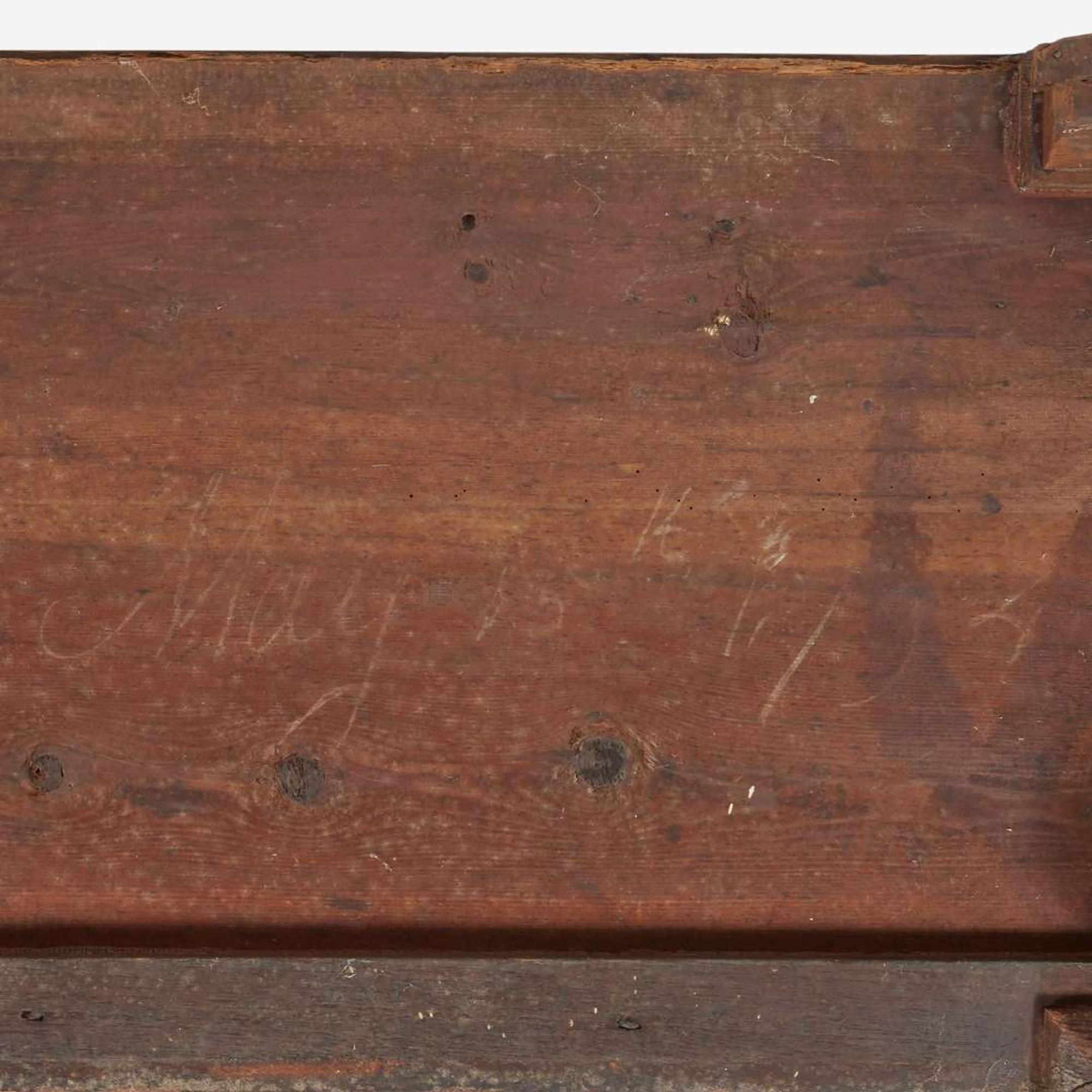 A Chippendale mahogany desk and bookcase John Janvier, Sr. (1749-1801), Cantwell's Bridge, New Castle County, Delaware, dated, "May 15th 1794"