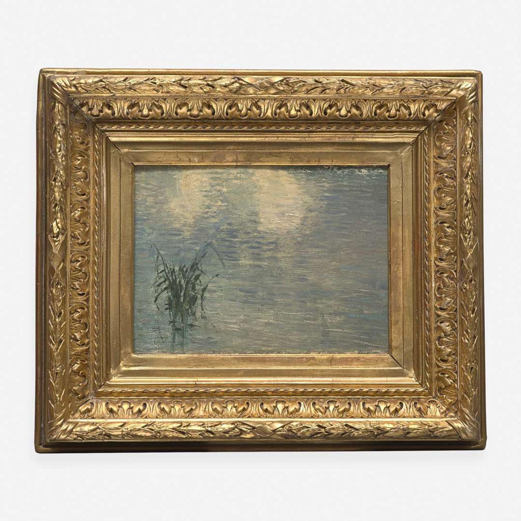 Isaak Levitan (Russian, 1860–1900) Study for 'The Lake. Gray Day'