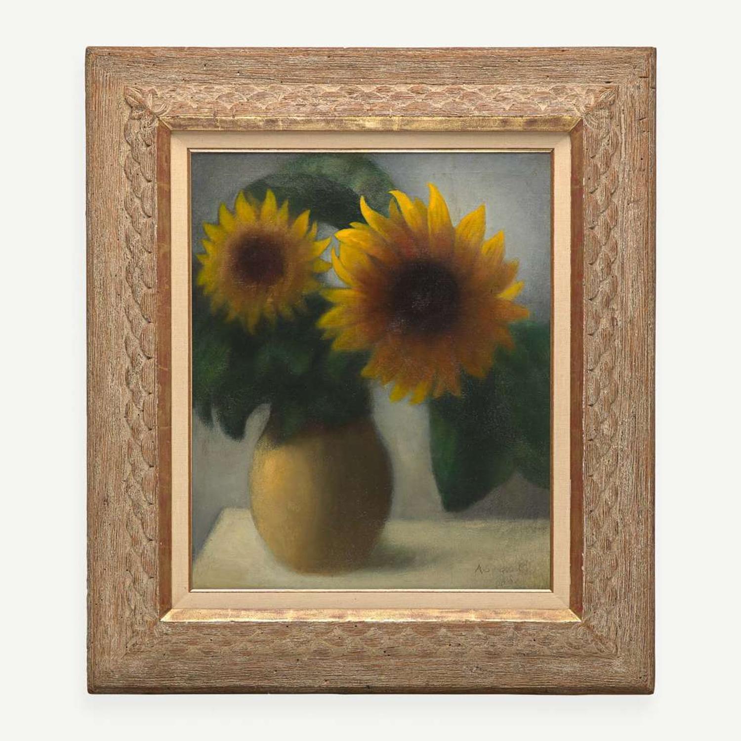 Arthur Segal (Romanian, 1857-1944) Sunflowers