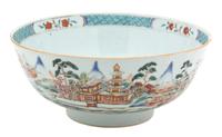 A Chinese Export Porcelain Bowl Diameter 9 1/2 inches. — CIRCA 1760