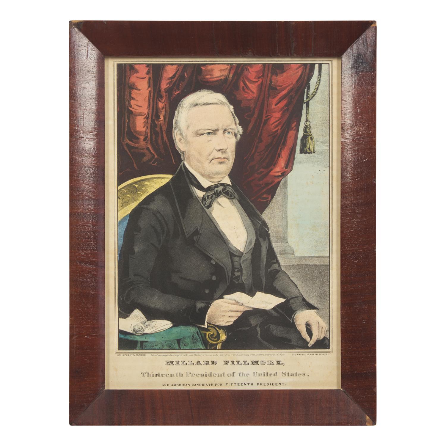 A Rare and Complete Set of Hand-Colored Lithographs of the First Sixteen U.S. Presidents