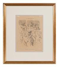 A Group of Three Prints from Le Rire ( Baron Dans Le Charbonniers , Entree de Cha-U-Kao , and Chocolat Dansant Dans Un Bar )