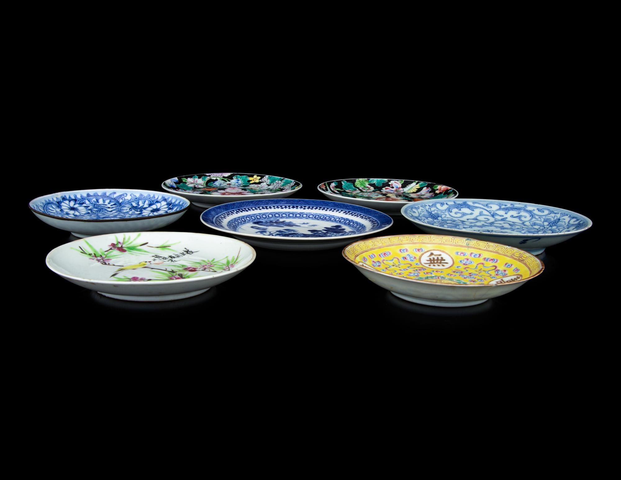 Seven Chinese Porcelain Dishes