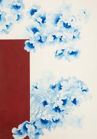 Duet for Red and Blue , 2011 (two works)