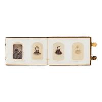 [CIVIL WAR]. [VAN VLIET, Stewart (1815-1901)]. A carte-de-visite album from the family of Civil War brigadier general Stewart van Vliet, ca 1860s.