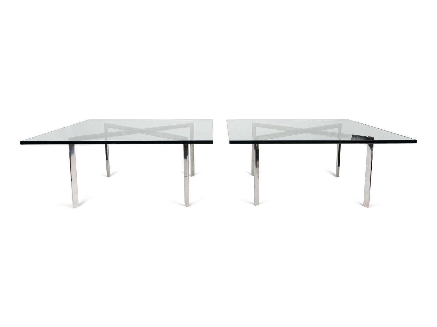 Pair of Barcelona Coffee Tables