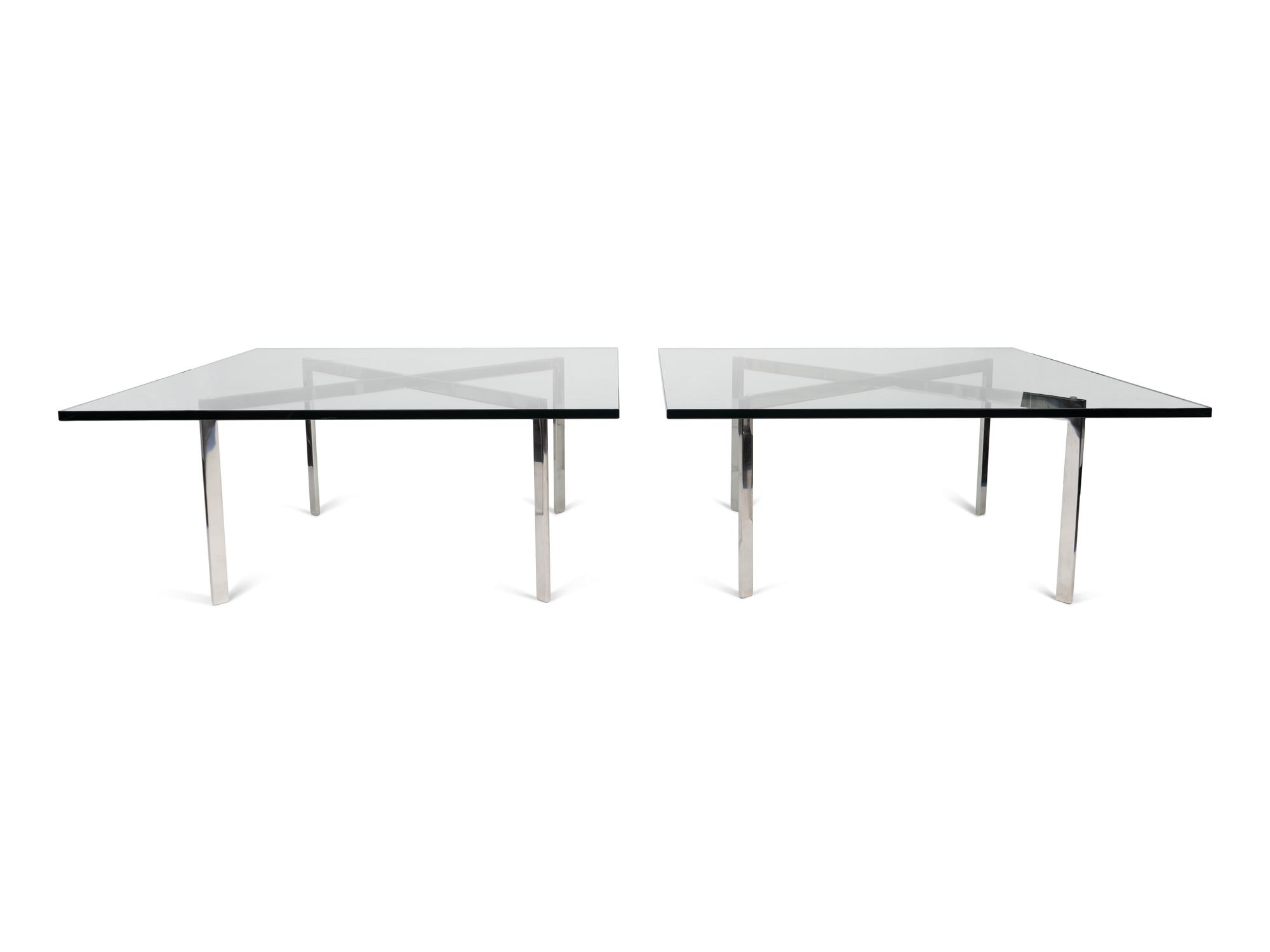 Pair of Barcelona Coffee Tables