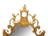 A Chinese Chippendale Style Giltwood Mirror