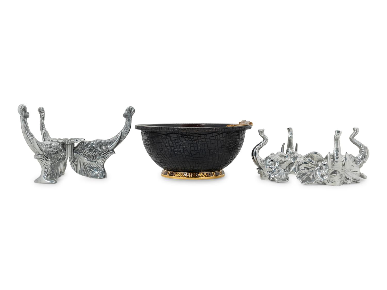 Three Zoomorphic Decorative Articles